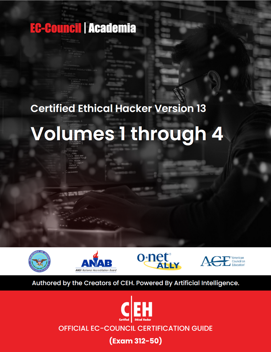 Certified Ethical Hacker (CEH) v13 eBook w/ Labs (Volumes 1 through 4 ...